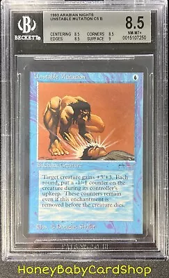 MTG Arabian Nights 1993 Unstable Mutation BGS 8.5Q+ (Baby Quad+) NM/MT+ 93/94 • $32.99