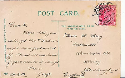 £3.99 • Buy Genealogy Postcard - Family History - Bray - Shirley - Southampton   A1680