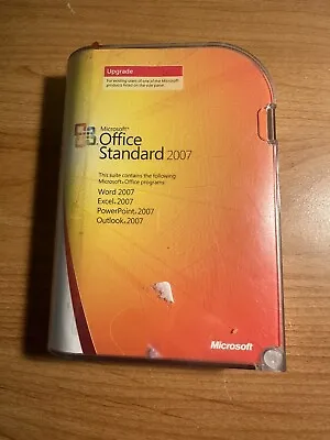 Microsoft Office Standard 2007 Upgrade W/ Key Word Excel PowerPoint Outlook • $29.99