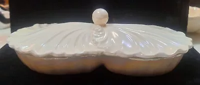 Maddux Of California 3032 - Opal Opalescent Iridescent Lidded Candy Dish  • $24.95