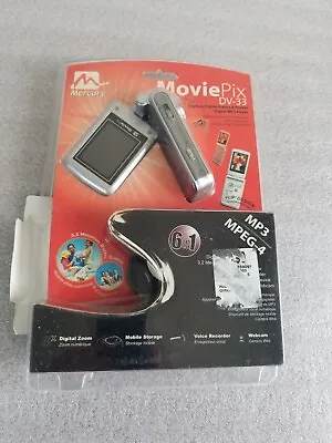 New ! Mercury Movie Pix DV-33( MPEG -4)  Digital Video Recorder /  MP3 • $17