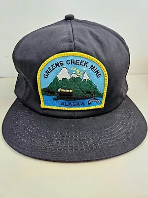 Vintage USA MADE Greens Creek Mine Gild Oatch Trucker Hat Snapback Dad Cap • $42