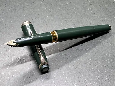 MONTBLANC Meisterstuck No.12 Green-Moss Vintage Fountain Pen 18C 750 Nib/F • $250
