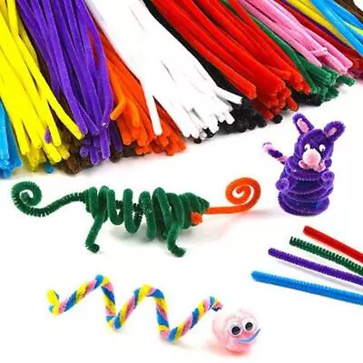 Chenille Cleaners Pipe Cleaners DIY Art & Craft Projects Kids Fuzzy Sticks Craft • $16.98