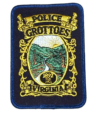 $4.99 • Buy GROTTOES VIRGINIA VA Sheriff Police Patch SUNRISE RIVER HILLS 4.25” 