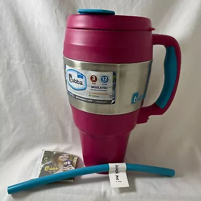 Bubba Classic 34 Oz Travel Mug Keg Pink/Blue Insulated Double Wall Foam NWT • $18.50