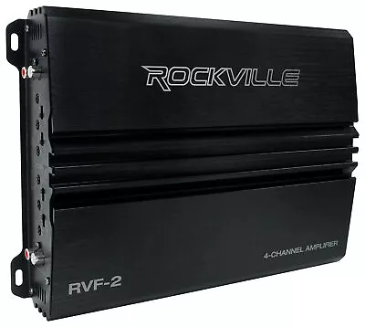 Rockville RVF-2 1200w Peak/300w RMS 4 Channel Car Amplifier Stereo Amp • $79.95