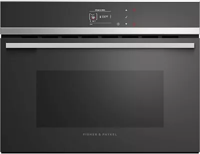 Fisher Paykel OS24NDB1 24  Black Built-In Combo Steam Oven T2 #43934 HRT • $1499