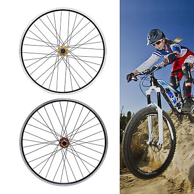 27.5  Mountain Bike Front Rear Wheelset Aluminum Alloy Rim Disc Brake MTB Wheel • $90.25