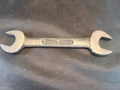 Vintage Snail Brand Open End Wrench 9/16” & 5/8” England Spanner • $8.99