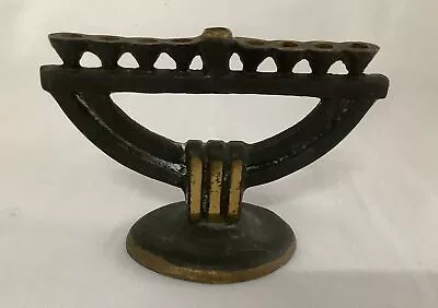 Vintage Small Nordia Solid Brass Menorah CHANUKKAH Y19 • $250