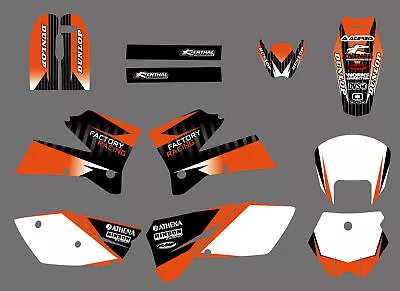 Backgrounds Graphics MX Decals For KTM 125 200 250 400 450 520 SX 2005-2006 • $47.49