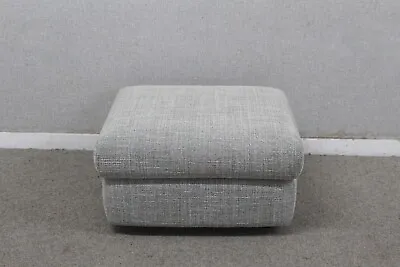 (034) G Plan Beach Oatmeal Fabric Ottoman Storage Footstool • £195