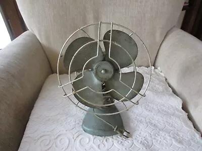 Vintage Kemco Industries St. Louis Model 1-201 Electric Desk Fan WORKS • $20