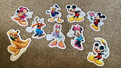 9 Mickey Mouse & Friends Birthday Party Yard Stakes/Signs 11-12” Tall 8-9” Wide • $19.95