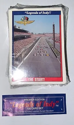 1991 Legends Of Indy Indianapolis 500 Racing Premier Edition 100 Card Sealed Set • $2.50