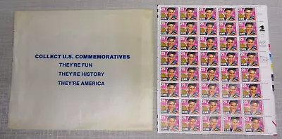 Sleeve Of Commemerative Elvis Presley 29 Cent Stamps W/ Protective Sleeve • $17.99