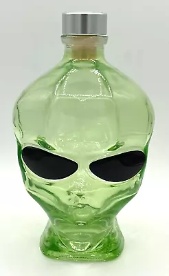 Outer Space Vodka EMPTY Bottle Alien Little Green Men Glass 750 Ml 7 1/2  Tall • $29.99