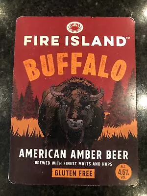 £1.50 • Buy Fire Island Brewery, Buffalo Real Ale Pump Clip, 4.6% ABV