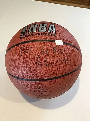 Steve Fisher Signed Basketball Michigan Wolverines Fab Five Plus One Unknown • $29.95
