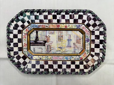 Mackenzie Childs MacLachlan Salad Plate 1990 • $180