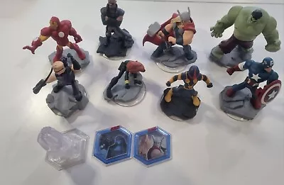 Huge Disney Infinity 2.0 8 X Marvel Avengers Bundle Crystal And Power Plates • £25