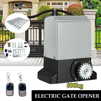 £160.80 • Buy Electric Sliding Gate Opener 800kg AC Motor Automatic Door Opener Hardware Kit