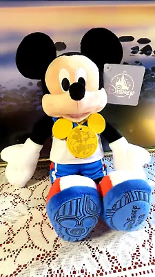 Disney Parks Mickey Mouse Plush Doll Run Disney Marathon-i Did It- 2019- Nwt-14  • $10