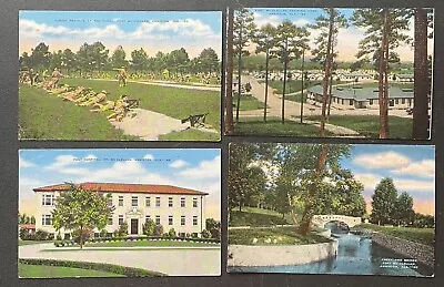 Lot Of 4 Vintage Military Postcards Fort Mcclellan Anniston Alabama AL • $5