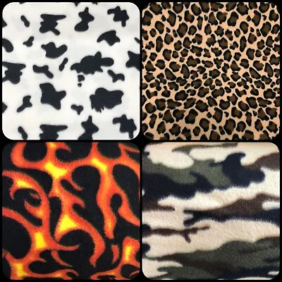 Assorted Anti Pill Fleece Fabric By The Yard Or Roll • £7.70