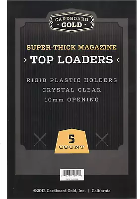 1Pk Super Thick Magazine Top Loaders (5Ct) - Next Generation Archival Protection • $44.24