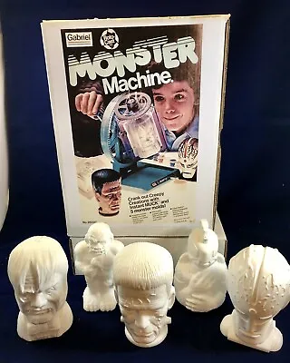 Gabriel Monster Machine Vintage 1970s Resin Bust Model Kit Set • $69.99