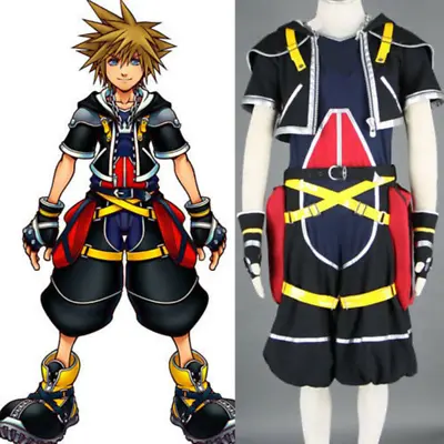 £67.20 • Buy Kingdom Hearts II 2 Sora Full Set Suit Cosplay Costume Custom