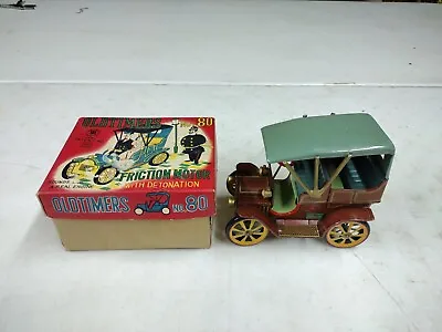 Vintage Modern Toys Japan Tin Litho Friction Car Old Timers No. 80 W/ Box • $149.95