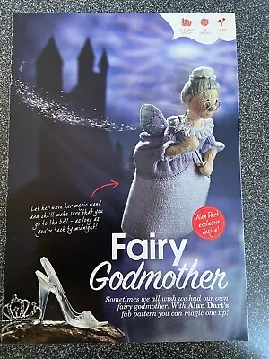 🧶 KNITTING PATTERN Alan Dart Fairy Godmother Magic Cinderella- Toy Craft • £8.30