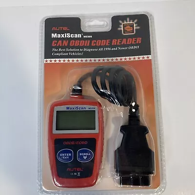 NEW Autel Maxiscan MS309-CAN OBDII Code Reader-NIB- • $14.98