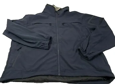 Nwt Large 5.11 Tactical Men's Chameleon Soft Shell Jacket 48099 Dark Navy Large • $74.99