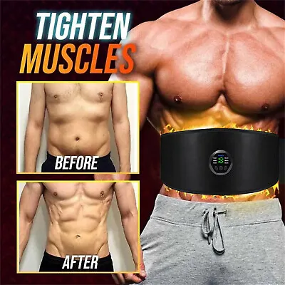 EMS ABS Abdominal Muscle Core Toning Trainer Stimulator Toner Tactical Gym Belt • $20.99
