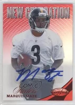 2012 Certified New Generation Mirror Red Signatures Marquis Maze Rookie Auto RC • $6.29