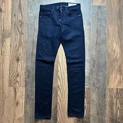 Rag & Bone Fit 2 Slim Leg Standard Issue Men's Jeans Indigo Linen Size 28 • $35