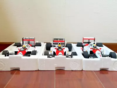 Minichamps F1 1:18 Triple Crown The Master A. Senna McLaren MP4/4/5B/6 Very Rare • $1