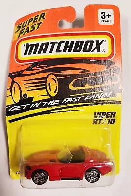 MatchBox 1994 Dodge Viper RT/10 RED TV SHOW MB10 Thailand Diecast • $7.49