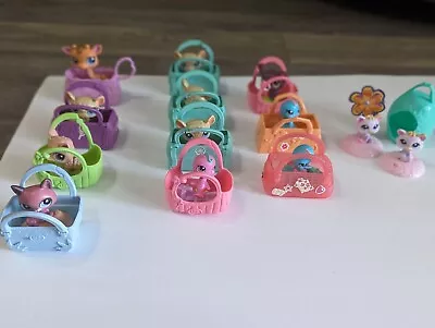 McDonald’s Littlest Pet Shop Lot 13 Pets 13 Carriers And Flower • $14.99