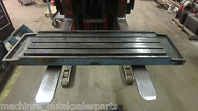 48.75 X14 X4.5  Steel Weld T-Slotted Table Cast Iron Layout Plate Jig Weld  • $550