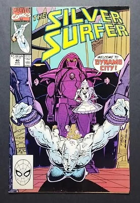 $4.25 • Buy Silver Surfer #40 (1990) (Vol 3) Marvel Comics Comic Book