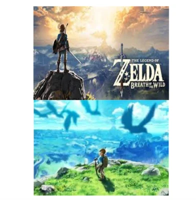 $19 • Buy Zelda Breath Of The Wild Official Double Sided Poster