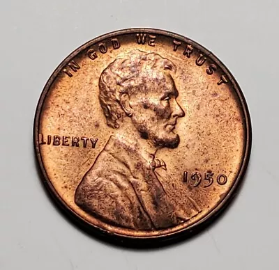 1950 P Lincoln Wheat Penny Unc #c2310 • $2