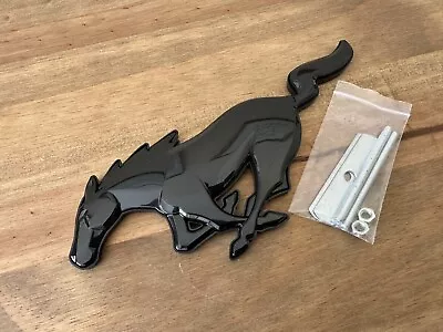 Pony Horse Front Or Rear Badge Emblem For S550 Ford Mustang Gloss Black Uk • $24.56