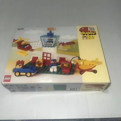 Vintage Original Lego Duplo 2679 Airport Set New Open Box 1993 • $200