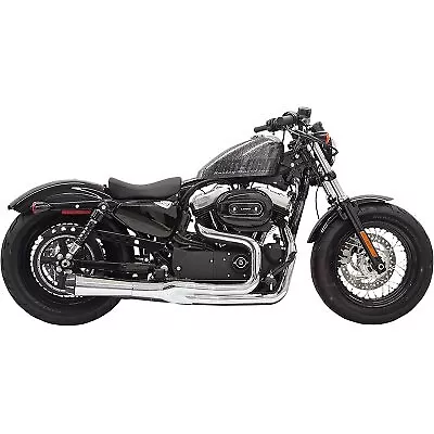 Bassani Chrome Road Rage II Mega Power 2-into-1 Exhaust System Sportster 14-20 • $929.95